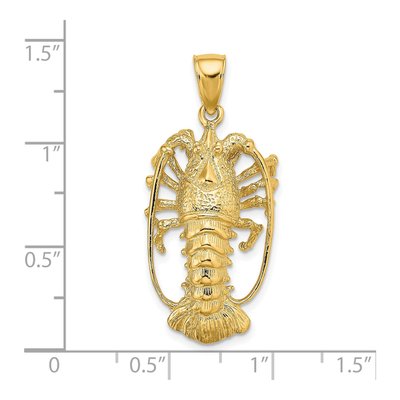 14K Yellow Gold Large Florida Charm – view 4