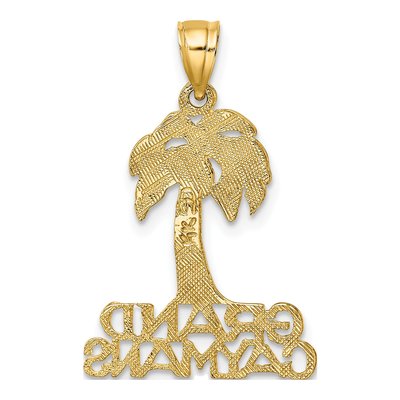 14K Yellow Gold Grand Caymans Palm Tree Charm – view 5