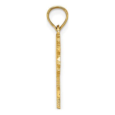 14K Yellow Gold Jamaica Palm Tree Charm – view 3