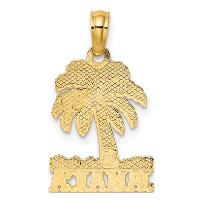 14K Yellow Gold Jamaica Palm Tree Charm – view 5