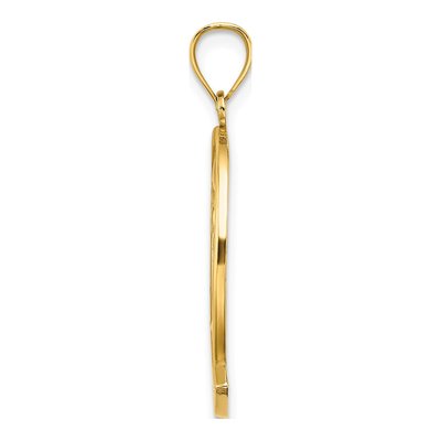14K Yellow Gold Hawaii Dolphin Sunset Charm – view 3