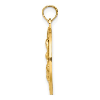 14K Yellow Gold Lauderdale-By-The-Sea Pelican Charm – view 3