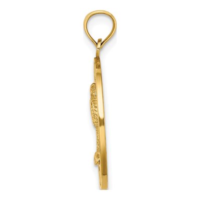14K Yellow Gold Siesta Key Florida Pendant – view 3