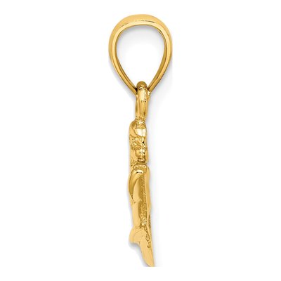 14K Yellow Gold Jet Ski Pendant – view 3