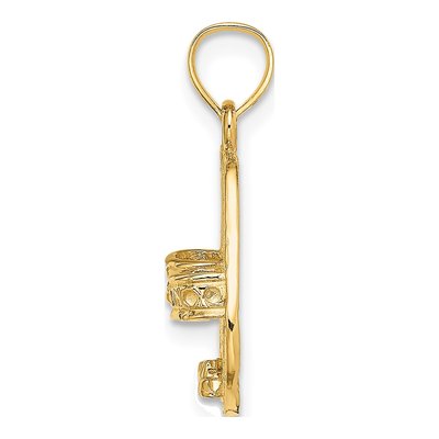 14K Yellow Gold Bahamas Sandals Charm – view 3