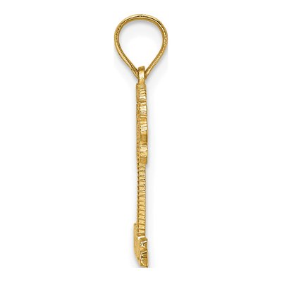 14K Yellow Gold St Thomas Palm Tree Charm – view 3