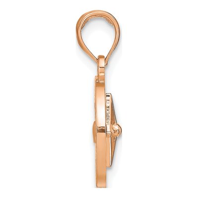 14K Two-Tone Gold Compass Pendant – view 3