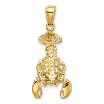 14K Yellow Gold Claw Pendant – view 4