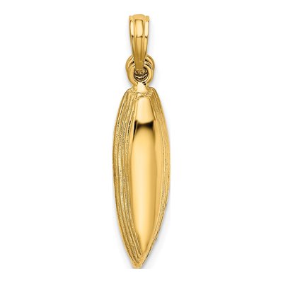14K Yellow Gold 3-D Boat Charm – view 5