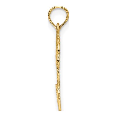 14K Yellow Gold Hawaii Palm Tree Pendant – view 3