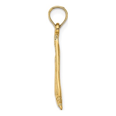 14K Yellow Gold Sailboat Pendant – view 3