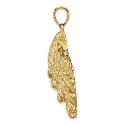 14K Yellow Gold Lion's Paw Shell Charm – view 3