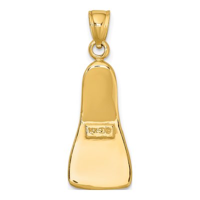 14K Yellow Gold 3-D Scuba Flipper Charm – view 5