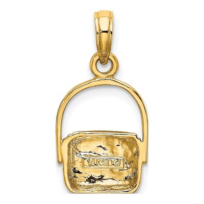 14K Yellow Gold Nantucket Basket Charm – view 5