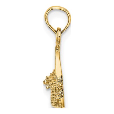 14K Yellow Gold Nantucket Basket Charm – view 3
