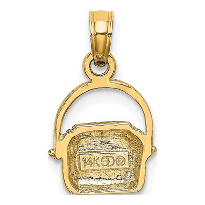 14K Yellow Gold Nantucket Basket Charm – view 5