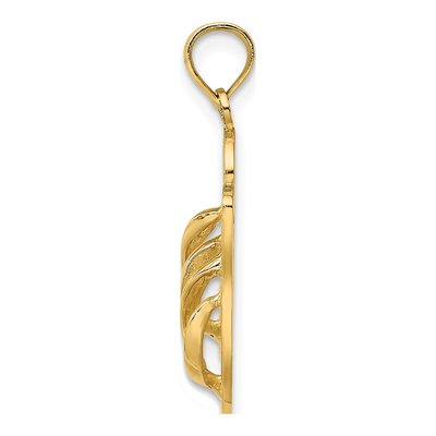 14K Yellow Gold Marco Island Flip-Flop Charm – view 3
