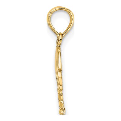 14K Yellow Gold Charleston Palm Tree Charm – view 3