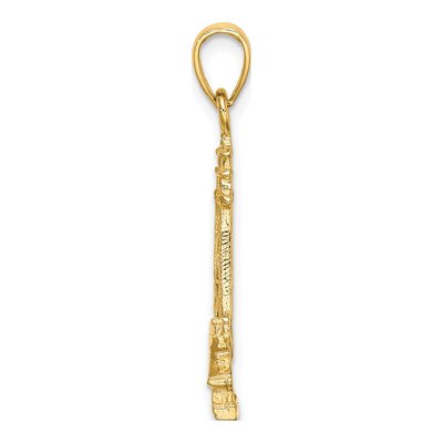 14K Yellow Gold Sanibel Lighthouse Charm – view 3