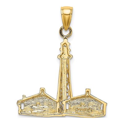 14K Yellow Gold Sanibel Lighthouse Charm – view 4