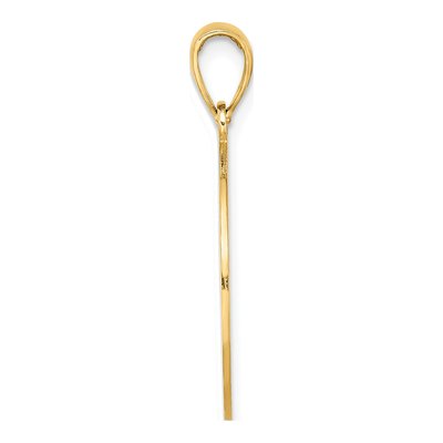 14K Yellow Gold St George Island Dolphins Charm – view 3