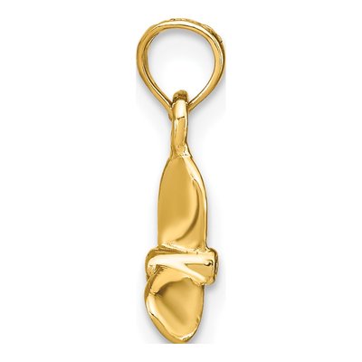 14K Yellow Gold Mini Propeller Pendant – view 3