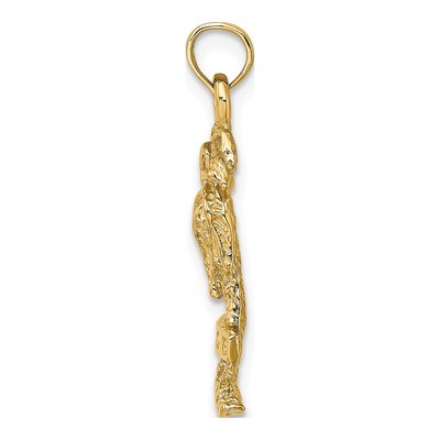 14K Yellow Gold Palm Tree Charm – view 3