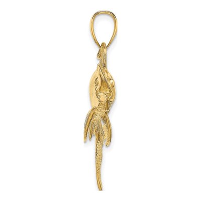 14K Yellow Gold Swordfish Pendant – view 3