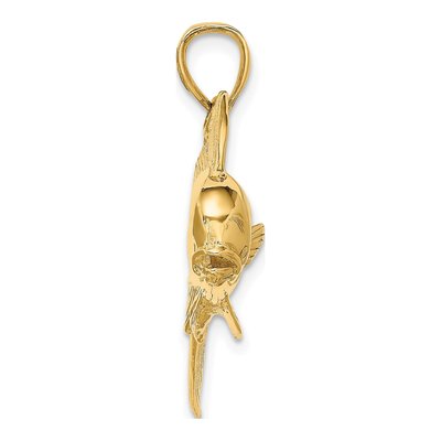 14K Yellow Gold Dorado Mahi-Mahi Pendant – view 3