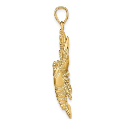 14K Yellow Gold Large Finding Pendant – view 3