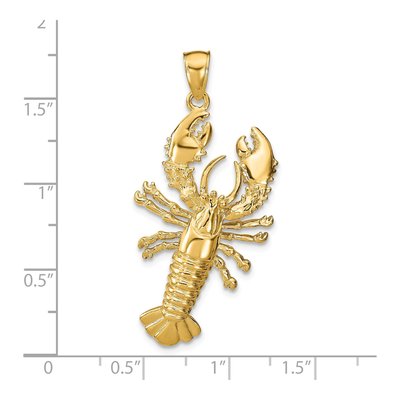 14K Yellow Gold Large Finding Pendant – view 4