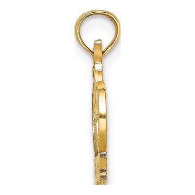 14K Yellow Gold Ocean City Bicycle Charm – view 3