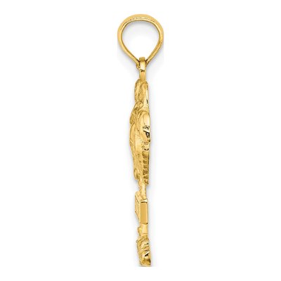 14K Yellow Gold Hawaii Palm Tree Charm – view 3