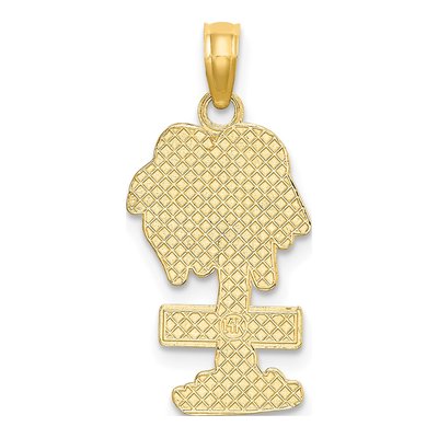 14K Yellow Gold Hawaii Palm Tree Charm – view 5