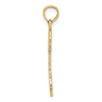 14K Yellow Gold Siesta Key Palm Tree Charm – view 3