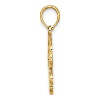 14K Yellow Gold Outer Banks Crab Charm – view 3