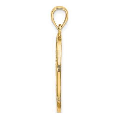 14K Yellow Gold Turks Caicos Dolphin Charm – view 3