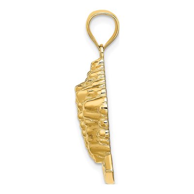 14K Yellow Gold Bahamas Conch Shell Charm – view 3