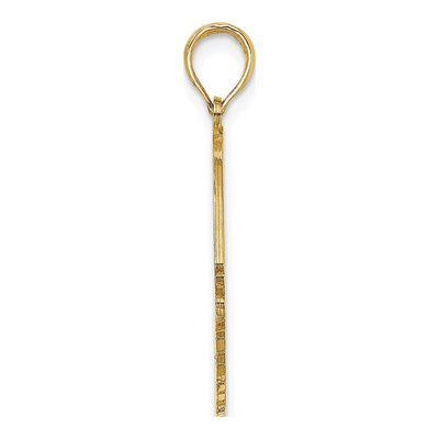 14K Yellow Gold Angelfish Charm – view 3