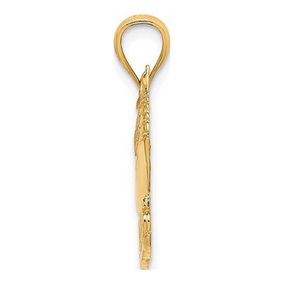 14K Yellow Gold St Thomas Cruise Ship Charm – view 3