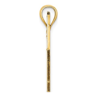 14K Yellow Gold Sailboat Seagull Pendant – view 3