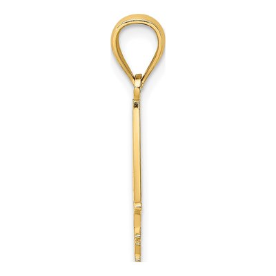 14K Yellow Gold I Heart Cape May Boat Charm – view 3