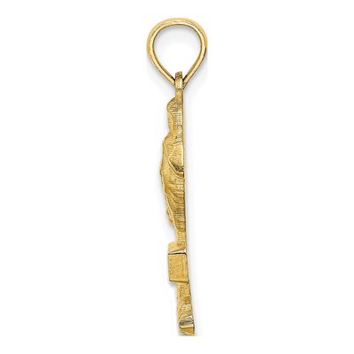 14K Yellow Gold San Diego Palm Tree Charm – view 3