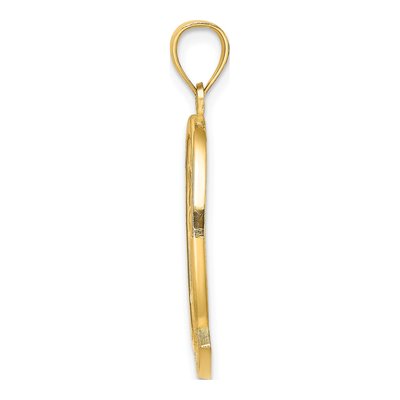14K Yellow Gold St Martin Dolphin Sunset Charm – view 3