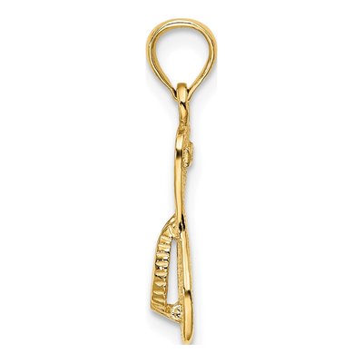 14K Yellow Gold Flip-Flop Charm – view 3