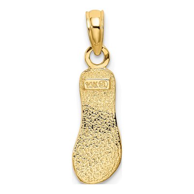 14K Yellow Gold Flip-Flop Charm – view 5