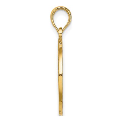 14K Yellow Gold Ocean City Crab Pendant – view 3