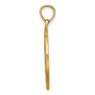 14K Yellow Gold Ocean City Sailboat Pendant – view 3