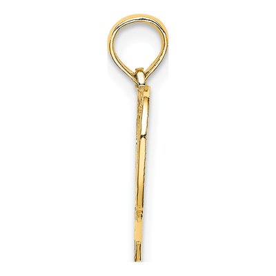 14K Yellow Gold Heart Pendant – view 3