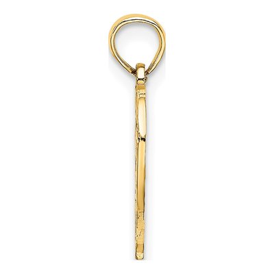 14K Yellow Gold Heart Pendant – view 3